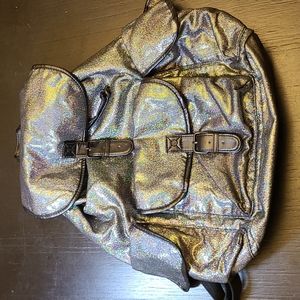 Aeropostale Holographic Glitter Backpack